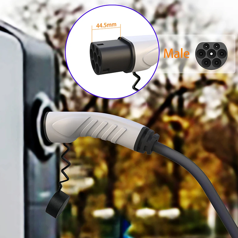 Feyree Type2 Femelle À Mâle Ev Câble De Charge 16a 11kw 32a 22kw 3phase Électrique  Voiture Iec62196 Cordon Pour Chargeur - AliExpress