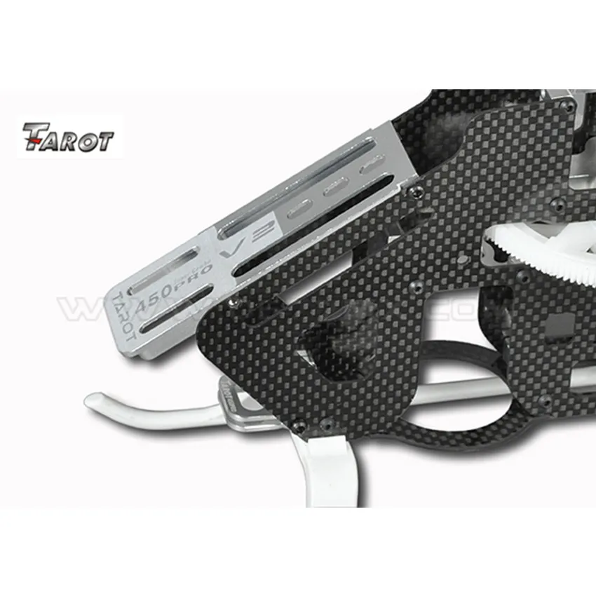 Tarot-RC 450pro V2 Передняя металлическая Батарейная Установка серебряная TL2425-02 для Tarot 450 pro/450 pro V2 многоосевой мультироторный Радиоуправляемый вертолет