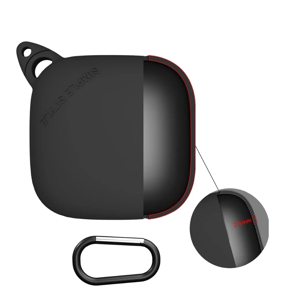 GEVO для Powerbeats Pro Портативный Силиконовый чехол для Powerbeats анти-потерянный противоударный легкий защитный чехол с брелком