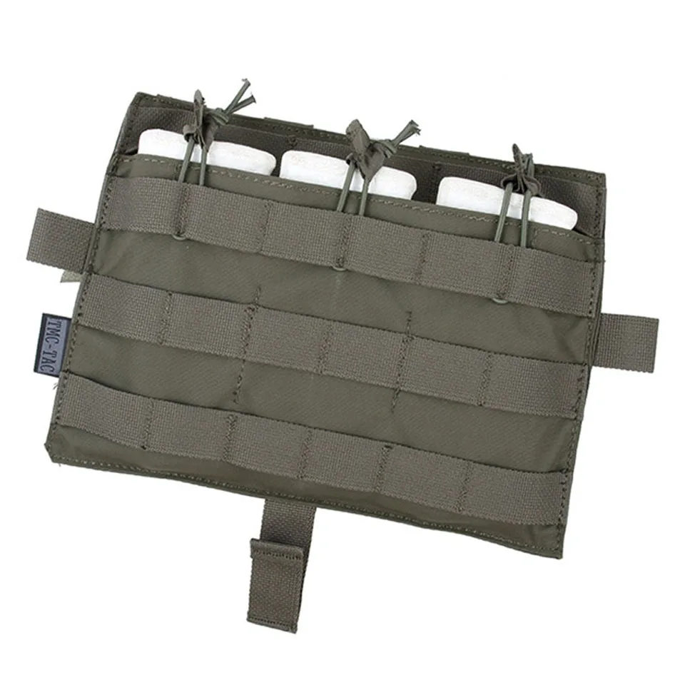 TMC сумка для патронов Molle M4 Тройная Мультикам для тактических AVS JPC2.0 жилет Передняя панель для страйкбола охоты