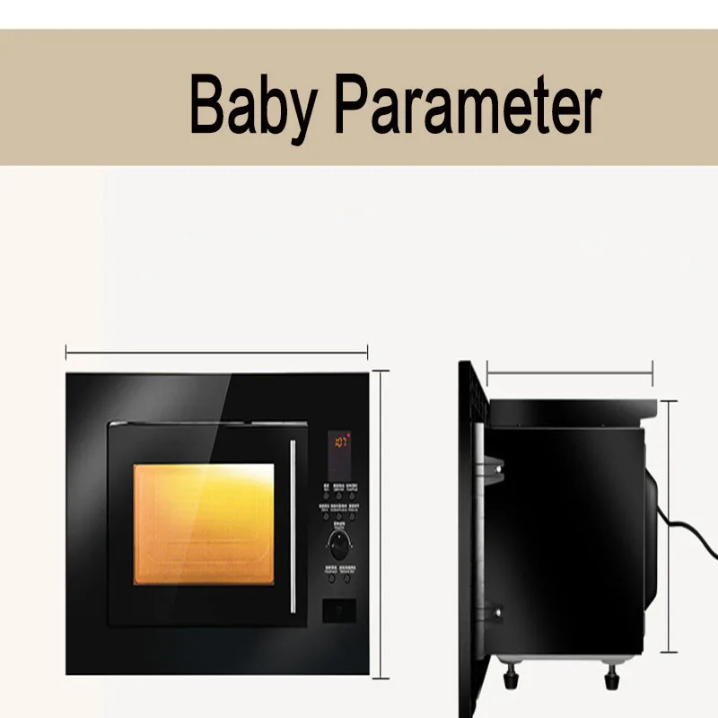 Встраиваемая микроволновая печь из нержавеющей стали, Паровая Печь, одна машина, многофункциональный бытовой светильник, микроволновая печь