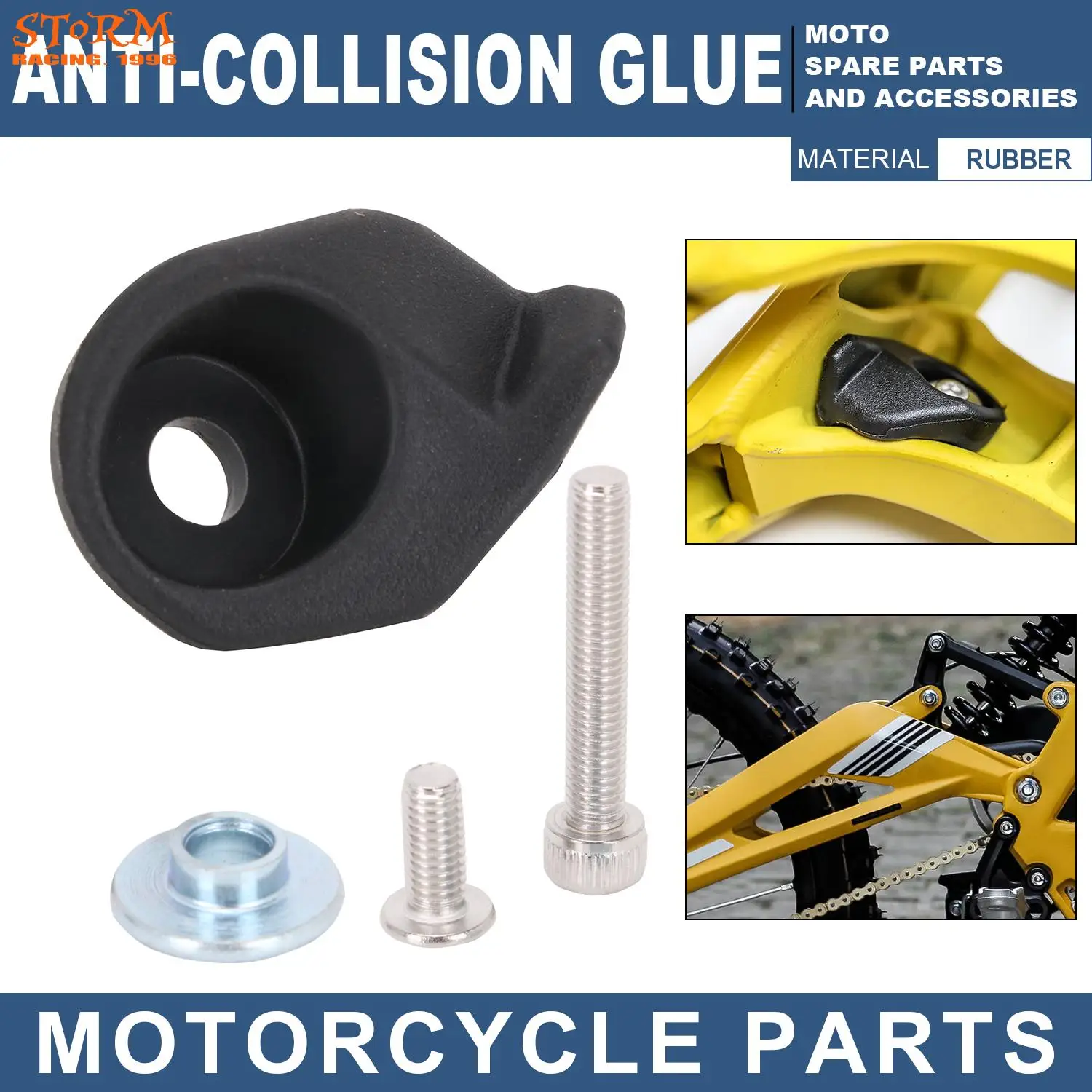 Colla Anticollisione In Gomma Resistente In Gomma Per Moto Per Veicoli Elettrici Fuoristrada A Forma Di Ape Surron