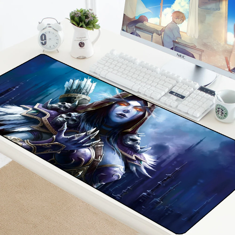 Large Gaming Mousepad Mat for World of Warcraft Mouse Pad Dragon Gamer Computer PC Desk Pad for Laptop Locking Edge Big Padmouse