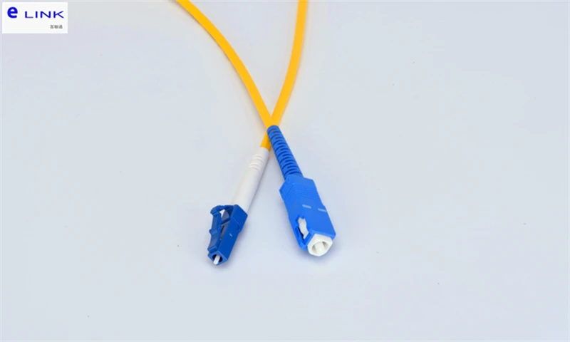 10pcs SC-LC fiber optic patch cord SM Simplex 1M 2M 3M 5M 7M 10M LC-SC optical fibre jumper 2.0mm 3.0mm SX free shipping IL<0.3