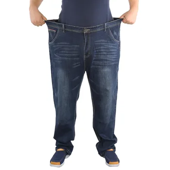 

Large men's jeans straight pants