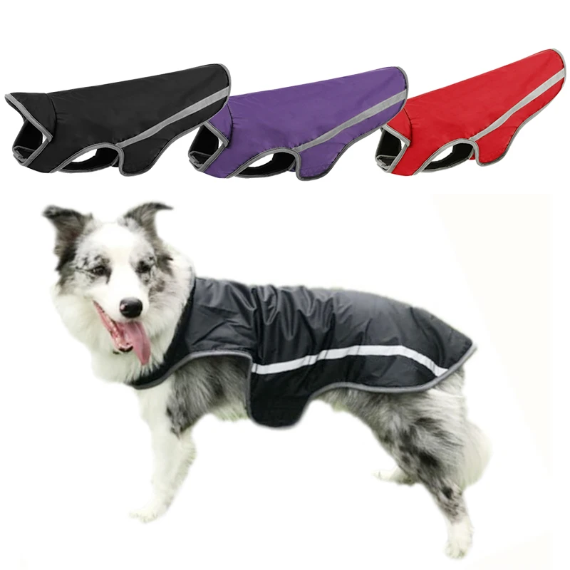 Reflective Pet Dog Clothes Waterproof Dog Coat Pet Jacket Puppy Vest Warm Outfit Clothing for Big Dogs S-XXXL