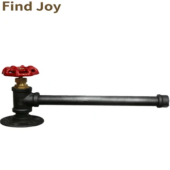 

Rustic Iron Toilet Paper Holder Roller Bathroom Kitchen Pipe Roll Hanger Wall Mount Metal Paper Rack Globe Valve Decor Z56