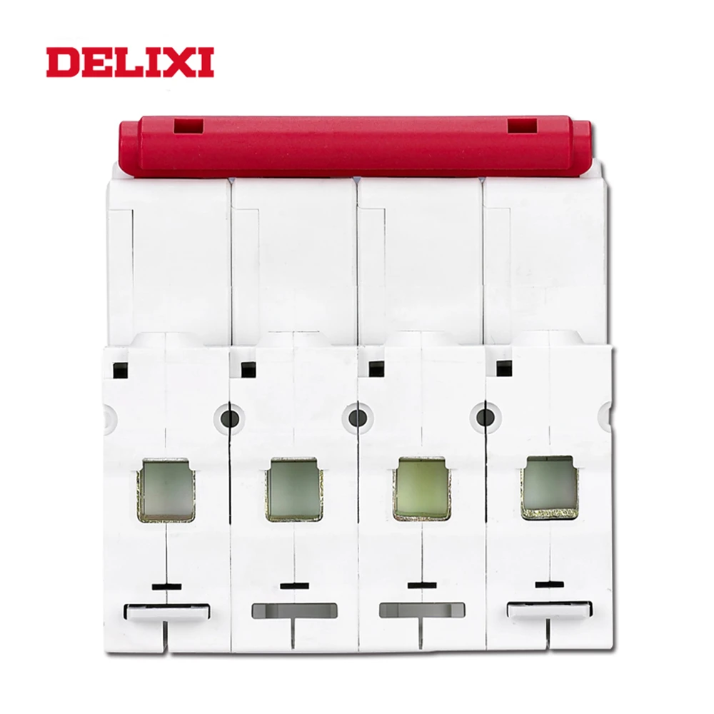 Мини автоматический выключатель DELIXI DZ47s MCB 4P 16A 20A 25A 32A 40A 50 63A Curve C AC|Автоматические