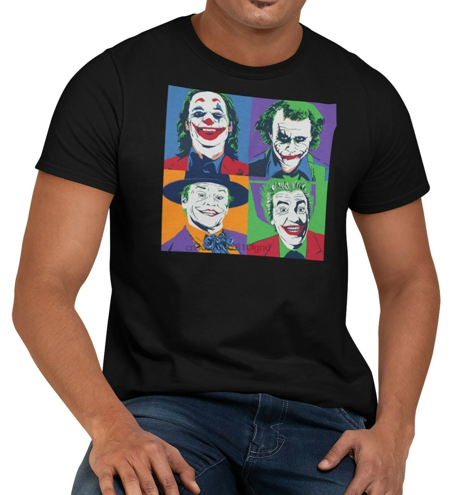 Мужская футболка The Joker Pop Art Gaming с комиксами в стиле унисекс | одежда