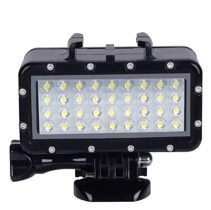Waterproof LED Video Light for Dji/GoPro/Xiaomi/Yi/Sjcam/Insta360 Underwater Diving Lighting Action Camero Accessories r60 | Электроника