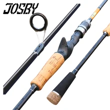 JOSBY Carbon Fiber Spinning Lure Rod Casting Telescopic  Fishing feeder pole Carp Portable travel ultralight 1.8M 2020 NEW