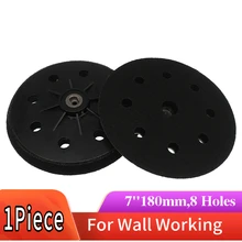 

7 Inch 180MM Wall Polishing Pad Sanding Grinding Disc Sandpaper Sanding Pad Pneumatic Sander Sandpaper Disk Walls Woodworking