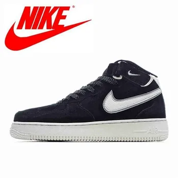 

original Nike Air Force 1 Mid 07 3M Reflective Men's Mid-Top Sneakers Size 40-45 AA1118-009