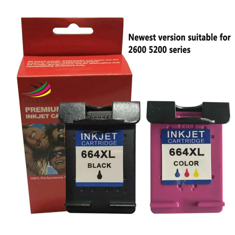 

664xl Ink Cartridge Replacement for 664 compatible for hp DeskJet Ink Advantage 1115 2136 3636 3836 4536 4676 All-in-One