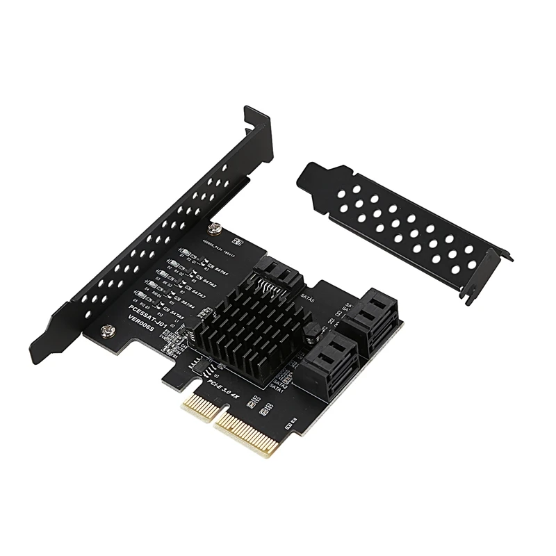 Pci-E 4X Gen3 к Sata3.0 карта полного расширения 5 портов 6G передача Расширенный Ipfs жесткий диск Jms585