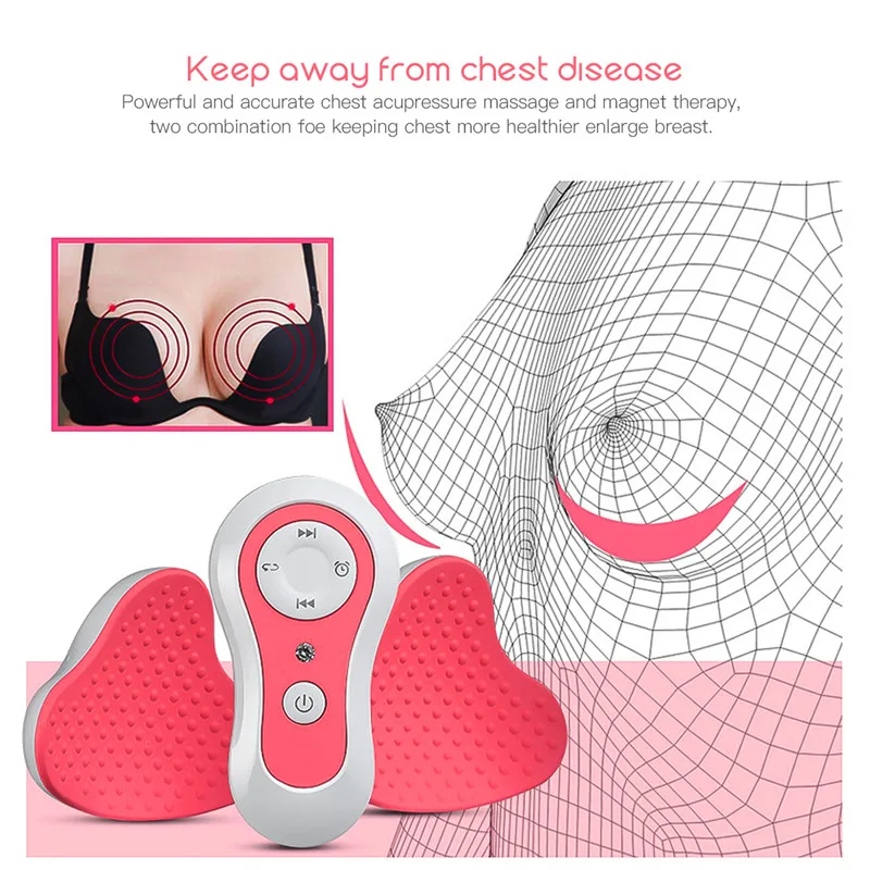 Massage Magnet Chest-Enlargement-Massager Sagging-Device Breast-Enhancer Electric Anti-Chest