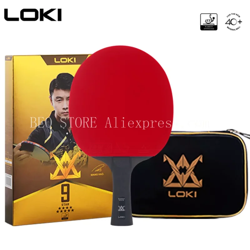 Loki 9 Star High Sticky Table Tennis Racket Carbon Blade Pingpong Bat