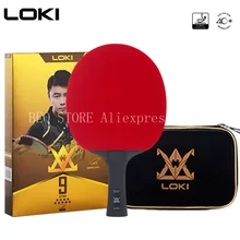 LOKI 9 Star High Sticky Table Tennis Racket Carbon Blade PingPong Bat Competition Ping Pong Paddle for Fast Attack and Arc