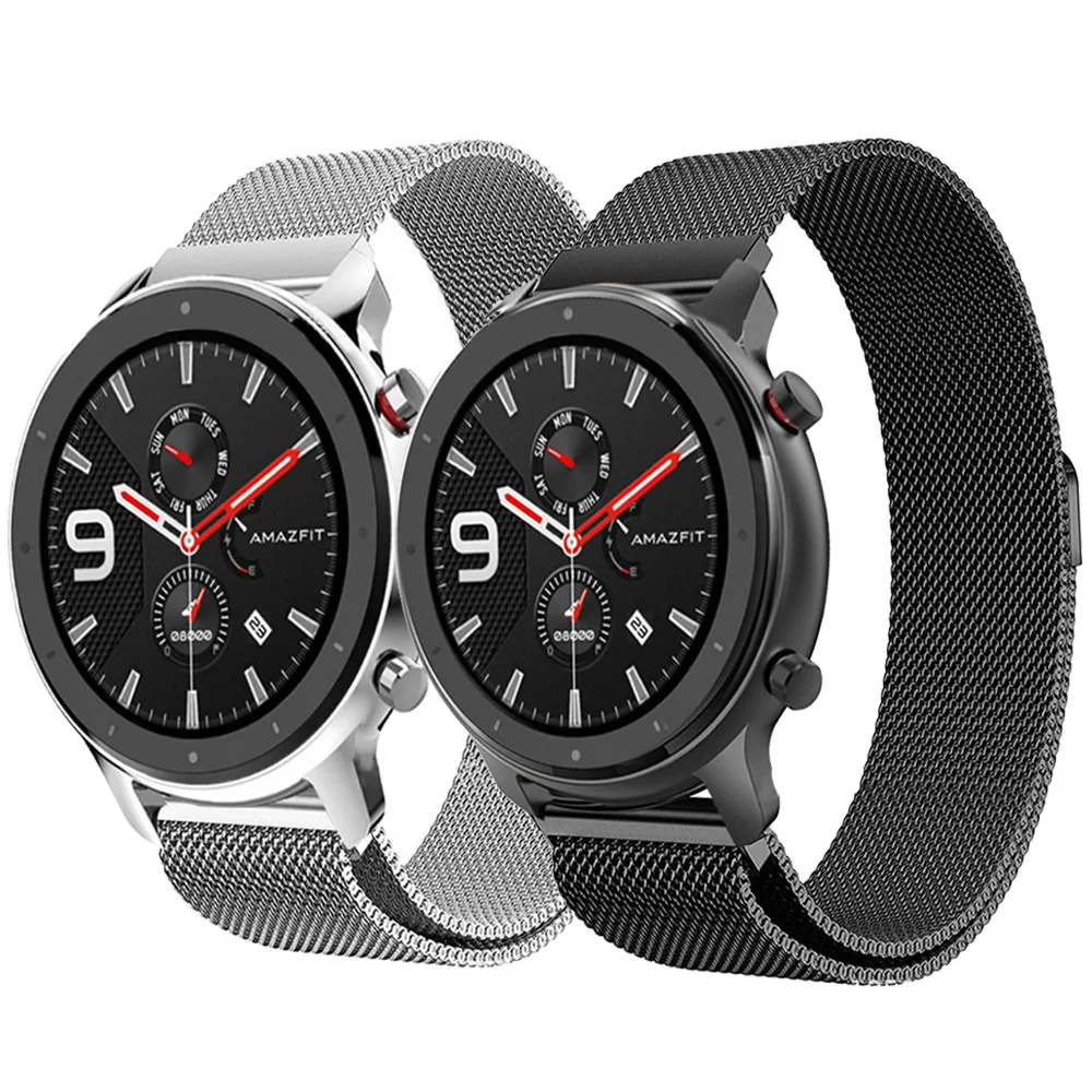 Milanese-Loop-Band-Strap-For-Huami-Amazfit-GTR-47mm-42mm-47-Watchband-Bracelet-Belt-20-22