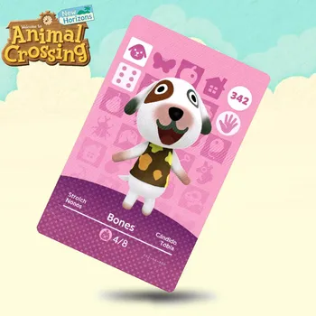 

342 Bones Animal Crossing Card Amiibo Cards Work for Switch NS 3DS Games