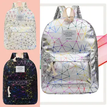 

Women Sport Laser Travel Waterproof Oxford Cloth Backpack Rucksack Shoulder Bags