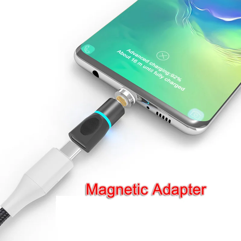 Мобильный телефон Аксессуары Кабель с разъемом Micro USB Type C магнитным адаптером для