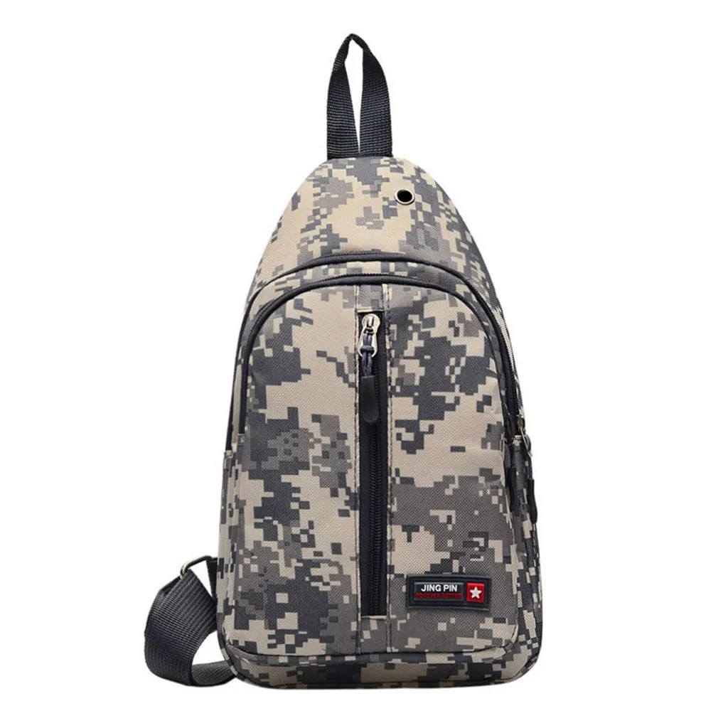 

Men Fashion Oxford Cloth Camouflage Chest Bag Sports Outdoor Leisure Multi-function Bag 2020 Spring And Summer Hot Bags 0106