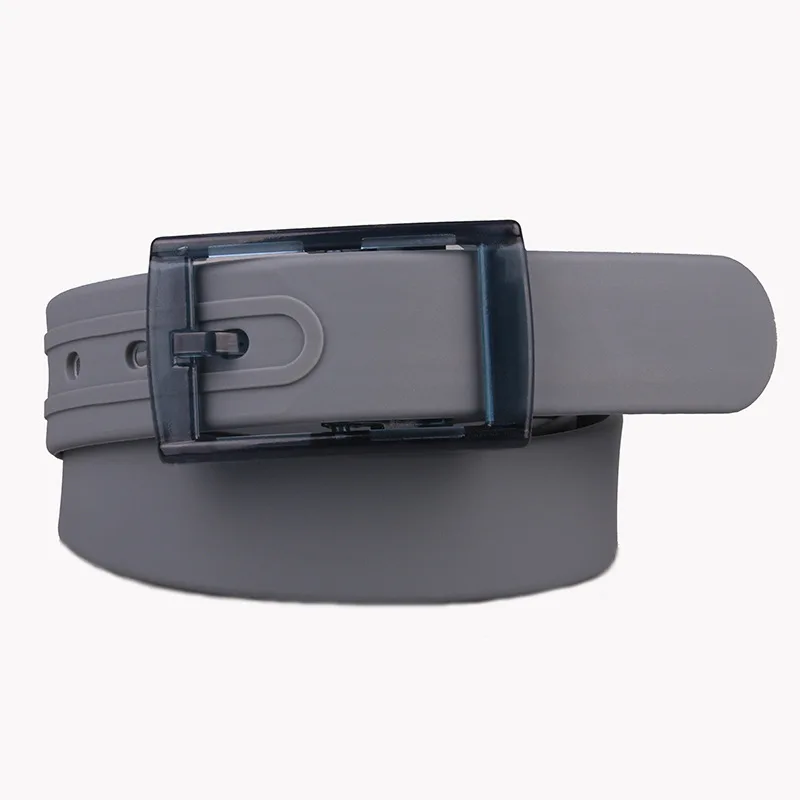 comfort click belt New 2021 Wide Silicone Waist Strap Belt Women Black White Pink High Quality Square Pin Metal Buckle Belts Female Belts for Jeans types of belts Belts