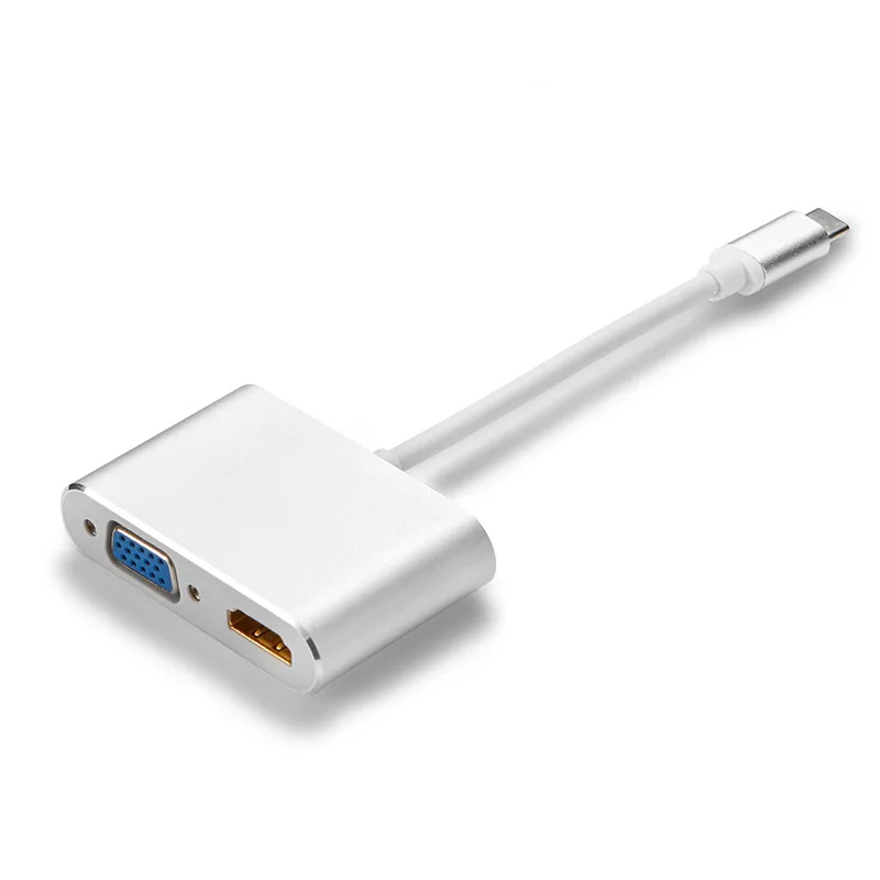 USB3.1 Тип с разъемами типа C и HDMI VGA Тип с разъемами типа C и кабель HDMI, HD Поддержка Macbook