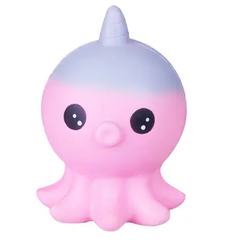 

Small Size Cute Octopus Shape Scented Toys Practical Jokes Toy Antistress Slow Rising Phone Straps Stress Reliever Toys