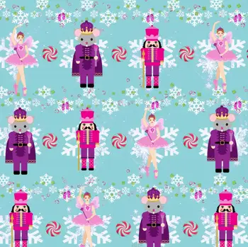 

Beautiful Children's milk silk Fabric Colourful Nutcracker Soldier Printed Fabric Patchwork Sewing Material Diy Dress Clothing
