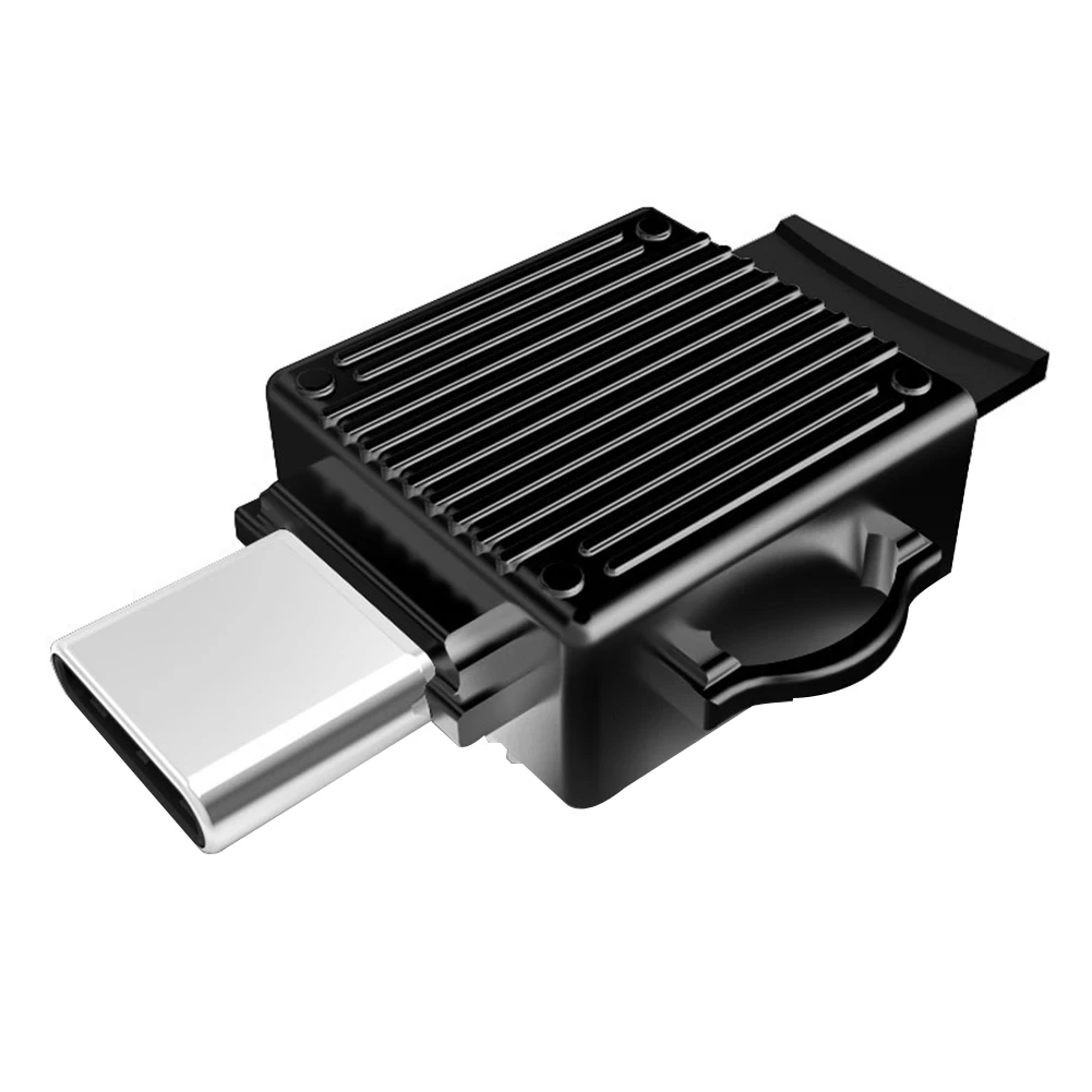 Micro TF Мини Прочный Металлический Чемодан Форма Портативный тип-c OTG кард-ридер универсальный компьютер USB 2,0 передача высокая скорость - Цвет: 1
