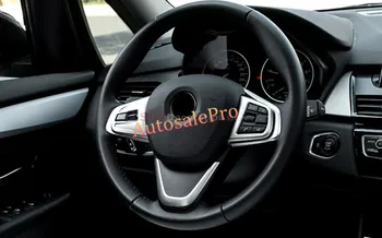 

Left-hand drive ABS Interior Steering Wheel Awitch Button Cover Trim For BMW X1 F48 2016 2017