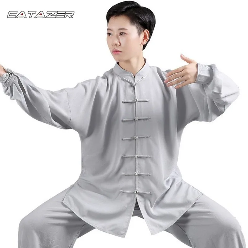 

Униформа Tai Chi, модель китайского искусственного кунг-фу в виде крыльев, льняная модель Wudang Taoist Shaolin Monk Jacket and Jeans, 25 цветов