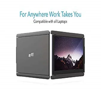 

DUEX on-the-go dual screen Portable Laptop monitor for all Laptops Apple Lenovo multi-task simple use lightweight & sleek design