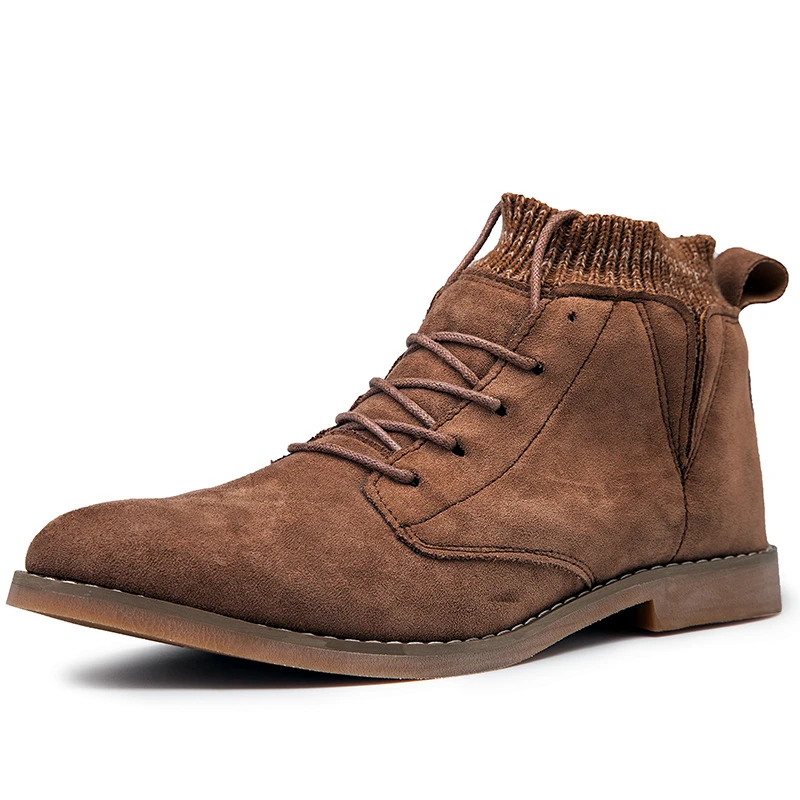 

Boots Men Winter Warm Snow Shoes Mens Leather Shoe Ankle Cowboy Waterproof shose Man Motorcycle Casual Boot 2019 Men's Footwear