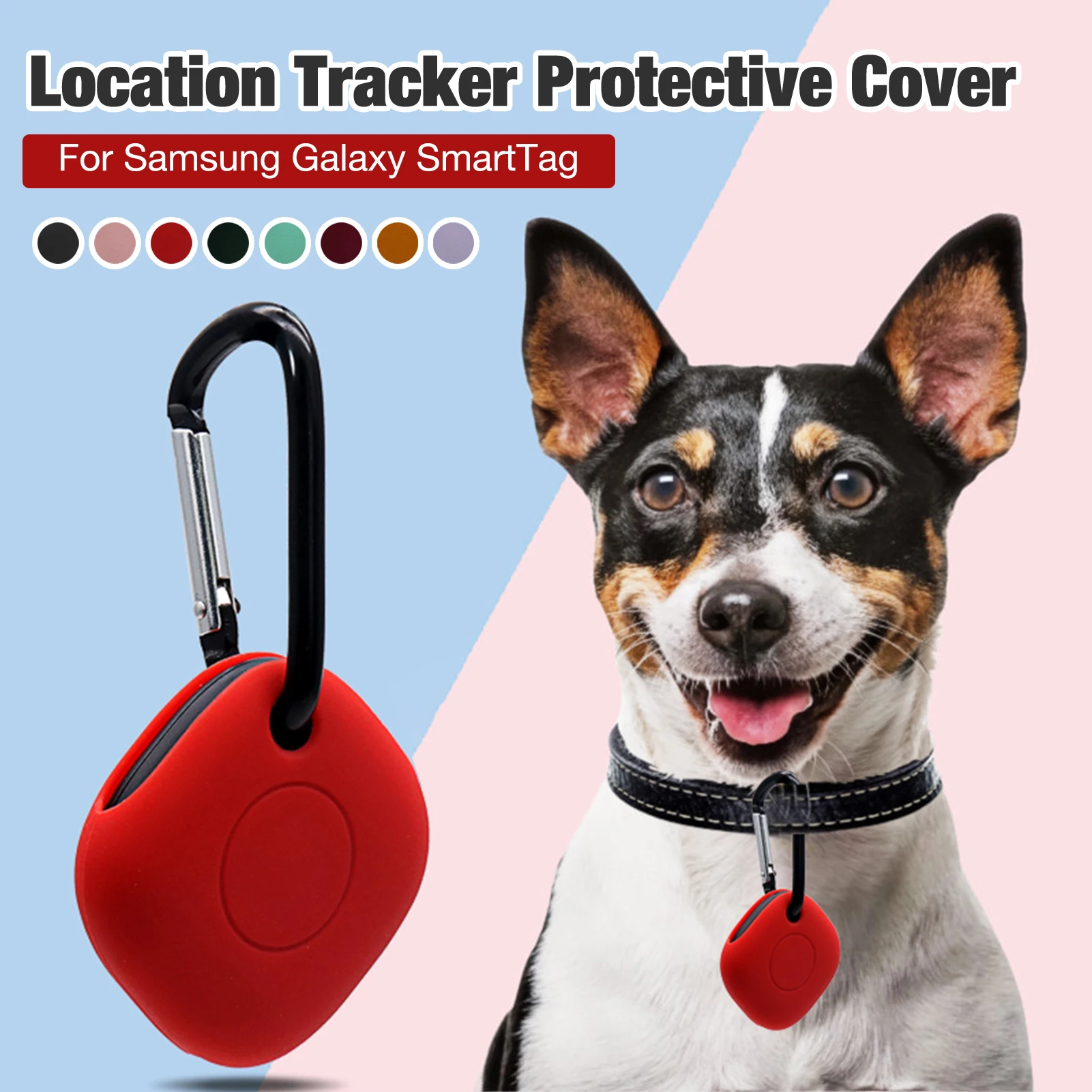 

Suitable for Samsung Galaxy SmartTag location tracker protective cover Anti-lost portable silicone protective cover