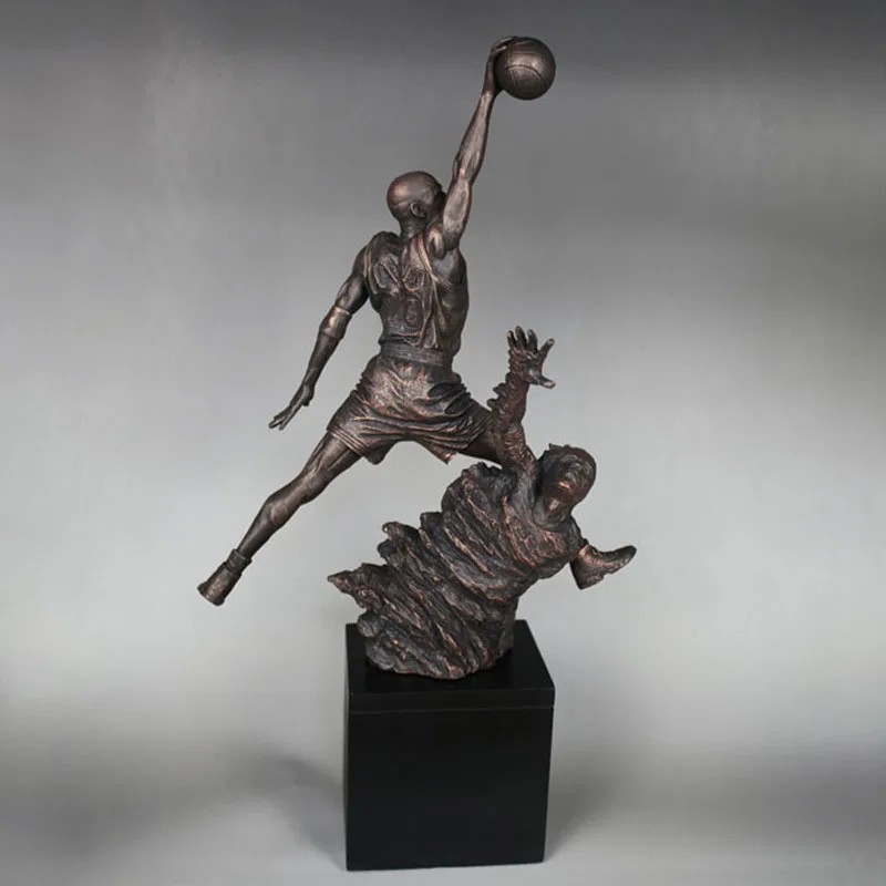 Jordan no.23ダンクシティチャクラゴブルバニオンセンター樹脂像手作り