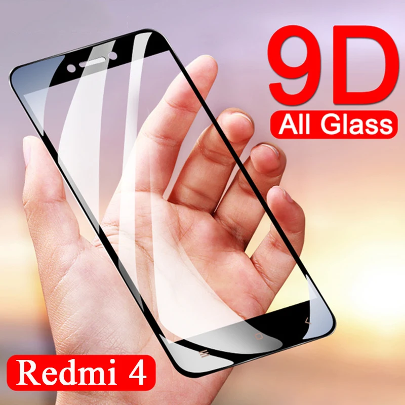 9D Защитное стекло для xiaomi redmi 4x note 4 4a x a ksiomi note4 note4x закаленное xaomi xiaomei лист