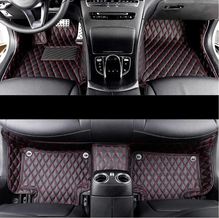 Для SsangYong rexton w Автомобильный Стайлинг Аксессуары кожаные автомобильные коврики- ковер