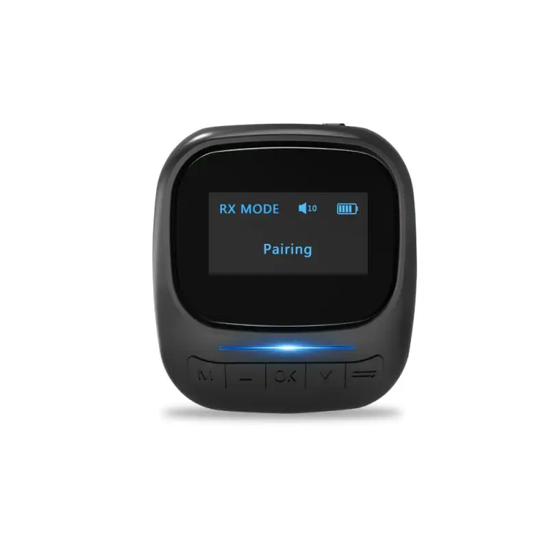 New Bluetooth 5 0 Audio Transmitter Receiver OLED Display Aptx LL 3 5mm AUX Jack RCA Wireless Adapter For TV Car PC Headphone