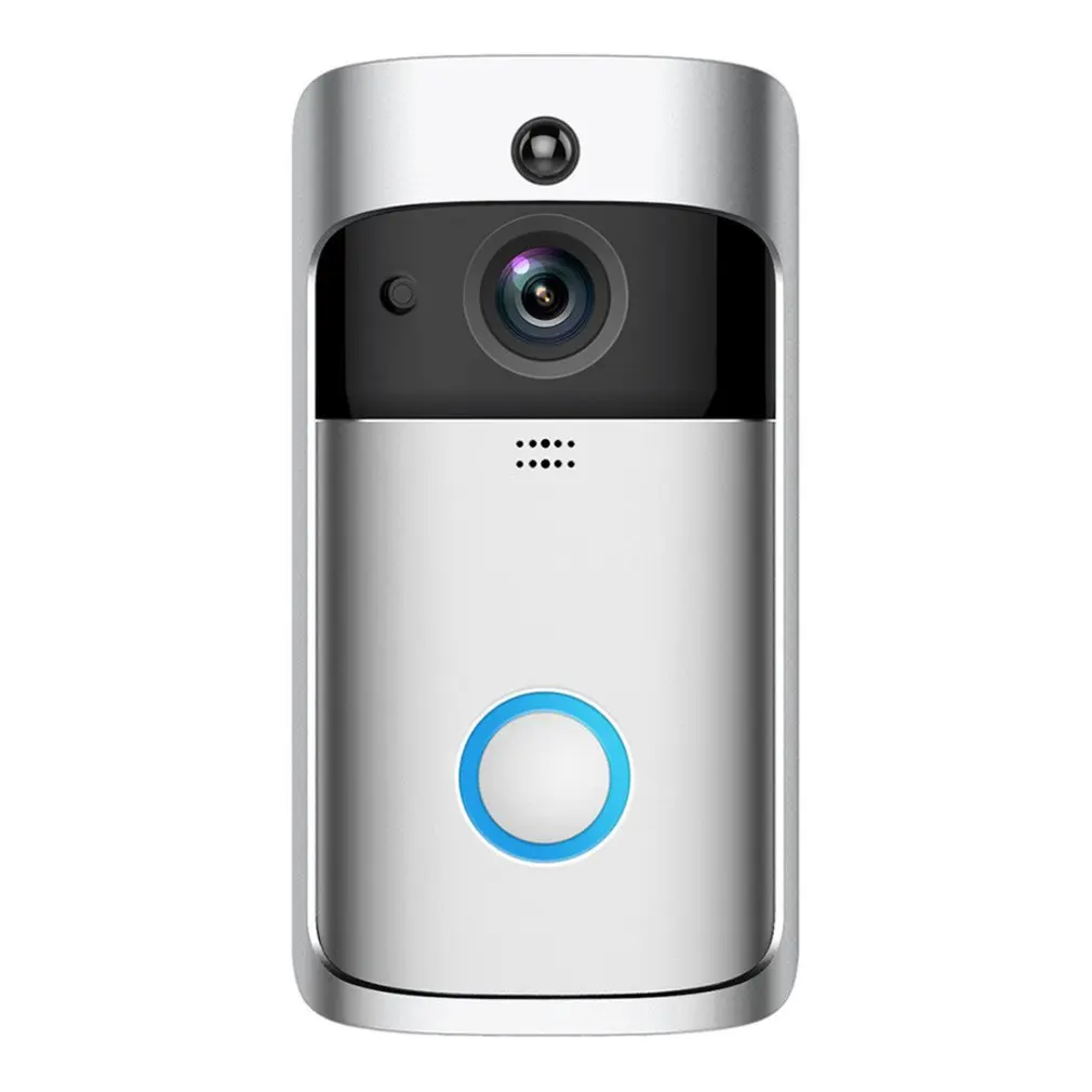 

Video Doorbell Smart Wireless WiFi Security DoorBell Electronic Doorbell Camera Infrared Remote Record Home Security Monitoring