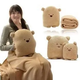 

Fang bear Pillow Airable Blanket Multi-functional Support Mixed Batch Low Price