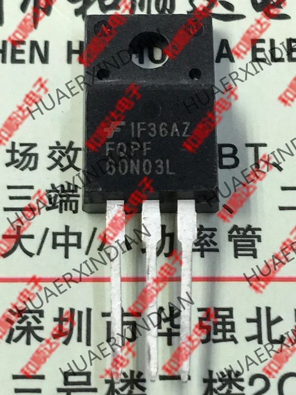 5 шт., новые оригинальные кнопки FQPF60N03L TO-220F 30V 60A