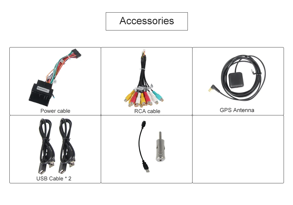 Top Car Multimedia player Android 9.1 2+32G GPS Navigation Autoradio 2 Din For FORD/Focus/Mondeo/S-MAX/C-MAX/Galaxy with wifi player 7