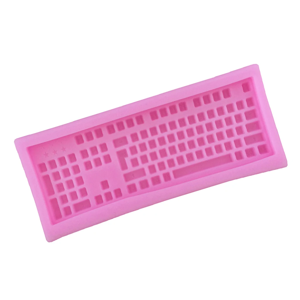 Keyboard Novelty 3D DIY Silicone Chocolate Fondant Mould Mold Cake Decorating Tools