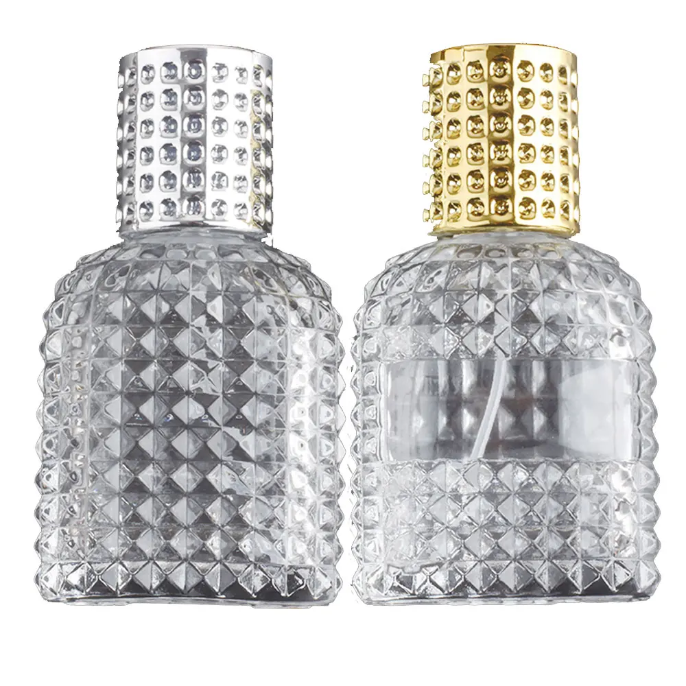 1 шт. мини 30 мл флакон для духов Портативный высококачественный флакон для духов Пустой флакон стеклянный флакон для духов прозрачный пустой флакон для путешествий - Цвет: as shown