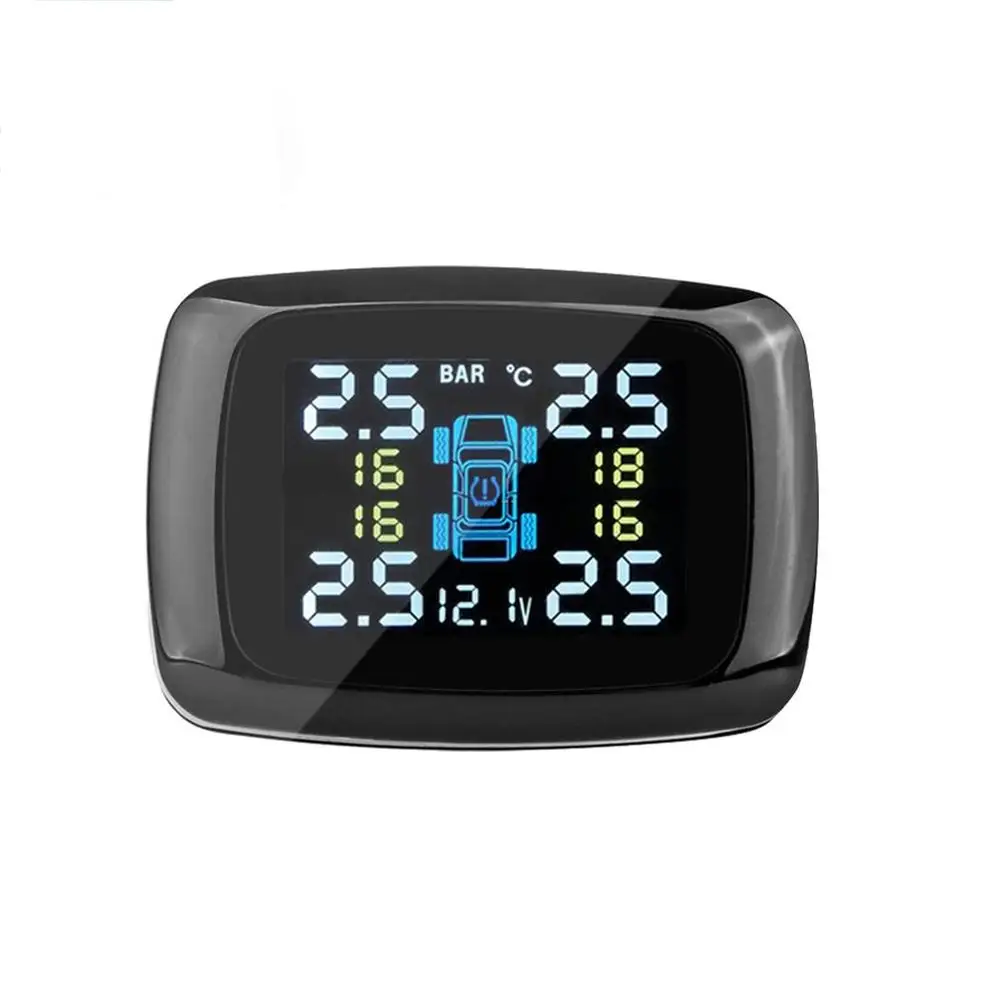 

Q3 Mini Cigarette Lighter Car Wireless Tire Pressure Monitoring System Tpms Car Temperature Voltage Tire Monitor