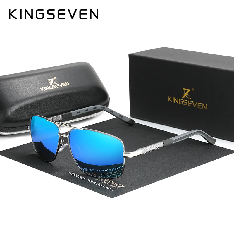 Солнцезащитные очки-авиаторы KINGSEVEN поляризационные для мужчин и женщин