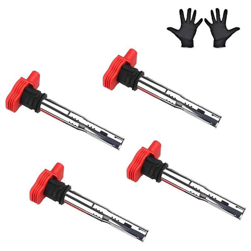 Сменная Катушка зажигания для VW GTI Rabbit Passat CC Audi A4 A6 совместима с 06E905115E 07K905715F 4